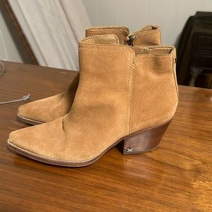 Sam Edelman suede tan boots
